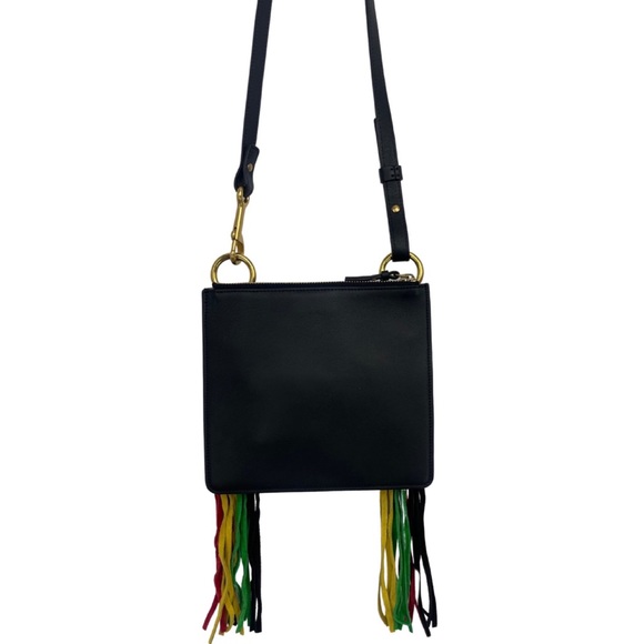 Chloé Chloe Authentic Jane Purse Crossbody Mini Bag Suede Leather Black - Picture 4 of 7